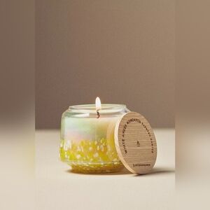 Anthropologie Mini Gather Candle White Amber Mandarin